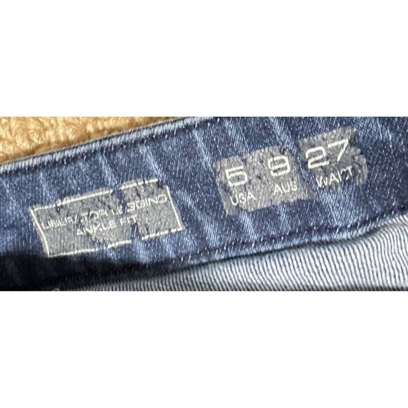 Volcom Ankle Fit Dark Wash Denim Jeans Size 27 / 5 USA Womens Stretch - Picture 5 of 5